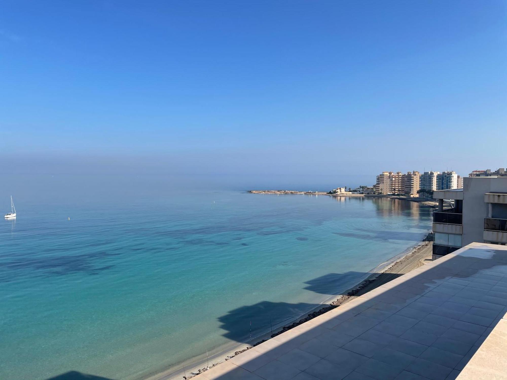 Apartamento En Primera Linea Con Vistas A La Playa Ensenada Del Esparto Del Residencial Vina Del Mar Appartement La Manga del Mar Menor Buitenkant foto