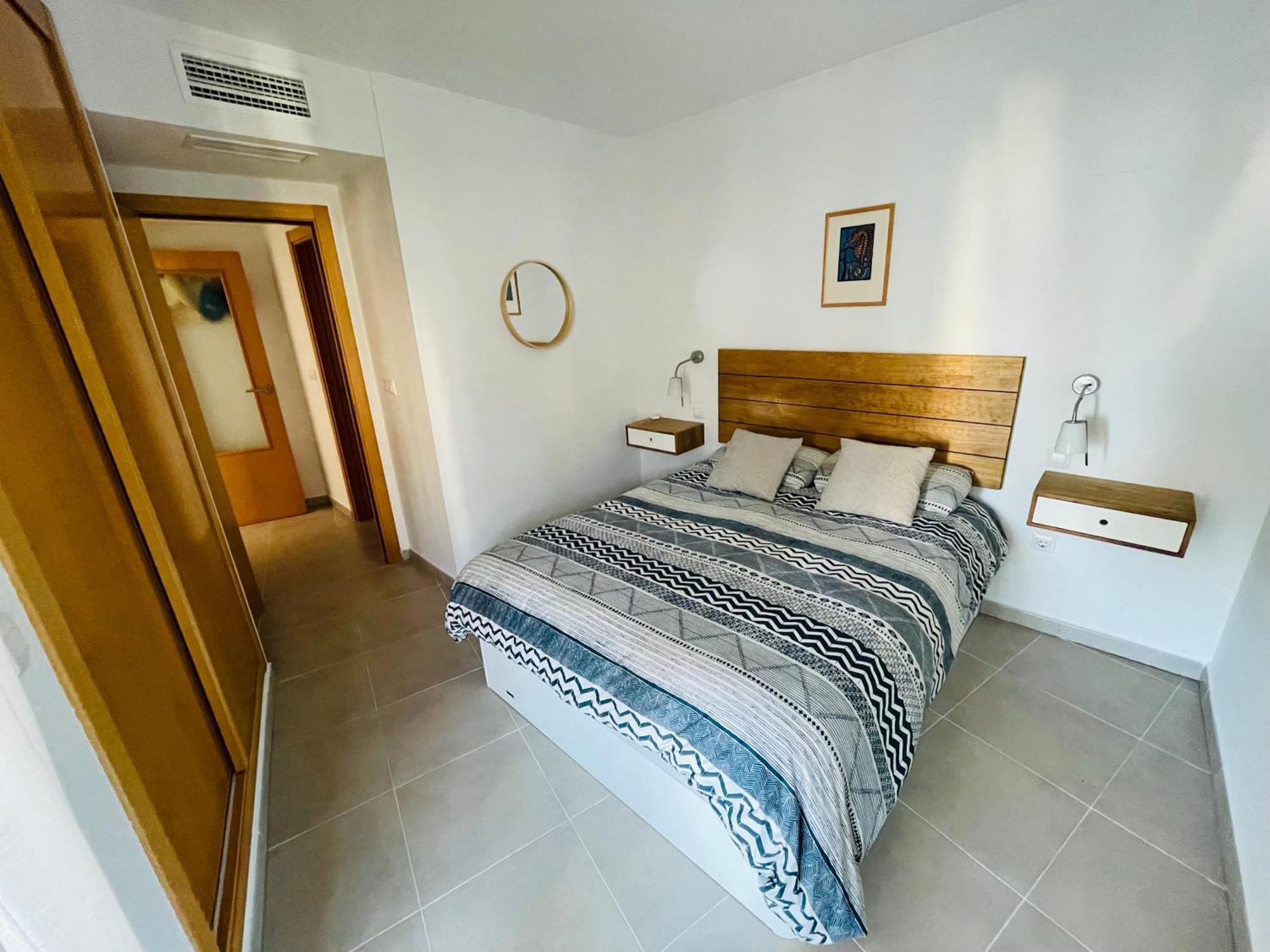 Apartamento En Primera Linea Con Vistas A La Playa Ensenada Del Esparto Del Residencial Vina Del Mar Appartement La Manga del Mar Menor Buitenkant foto