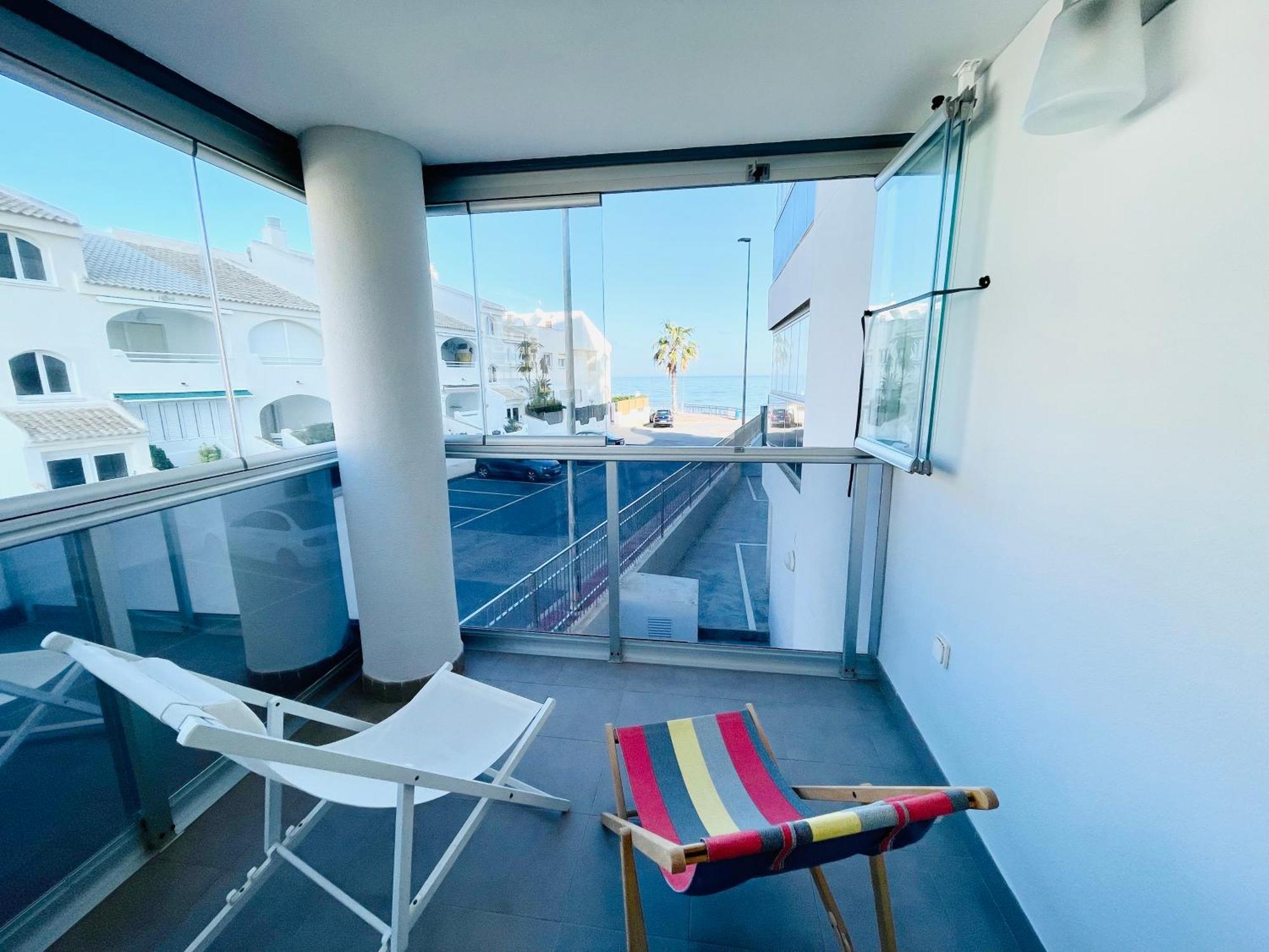 Apartamento En Primera Linea Con Vistas A La Playa Ensenada Del Esparto Del Residencial Vina Del Mar Appartement La Manga del Mar Menor Buitenkant foto
