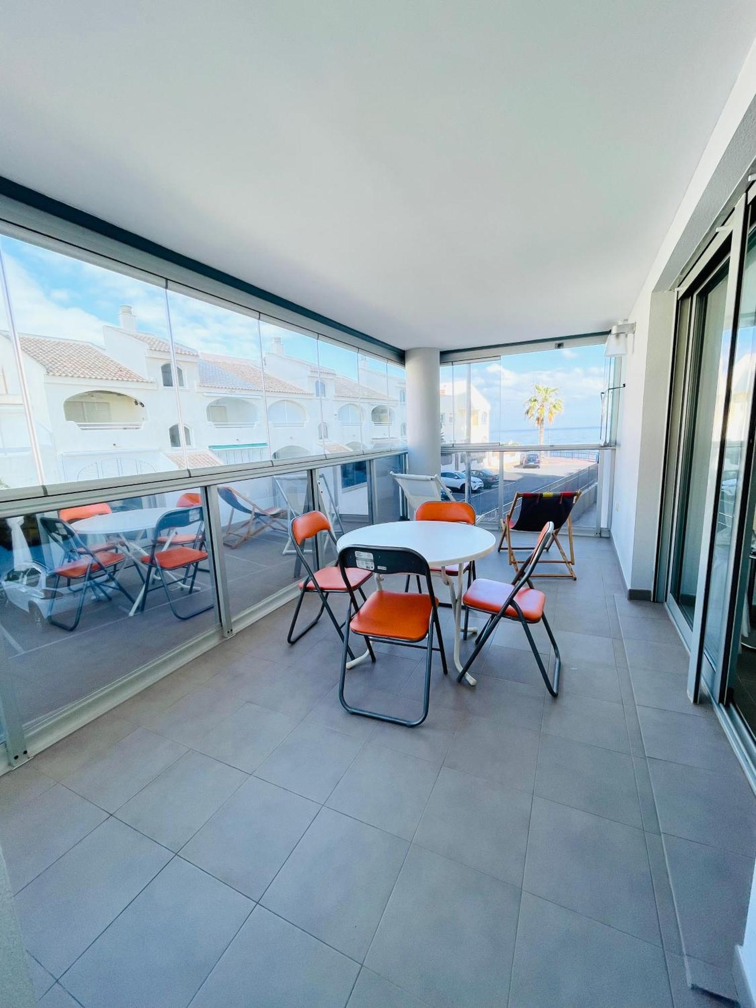 Apartamento En Primera Linea Con Vistas A La Playa Ensenada Del Esparto Del Residencial Vina Del Mar Appartement La Manga del Mar Menor Buitenkant foto