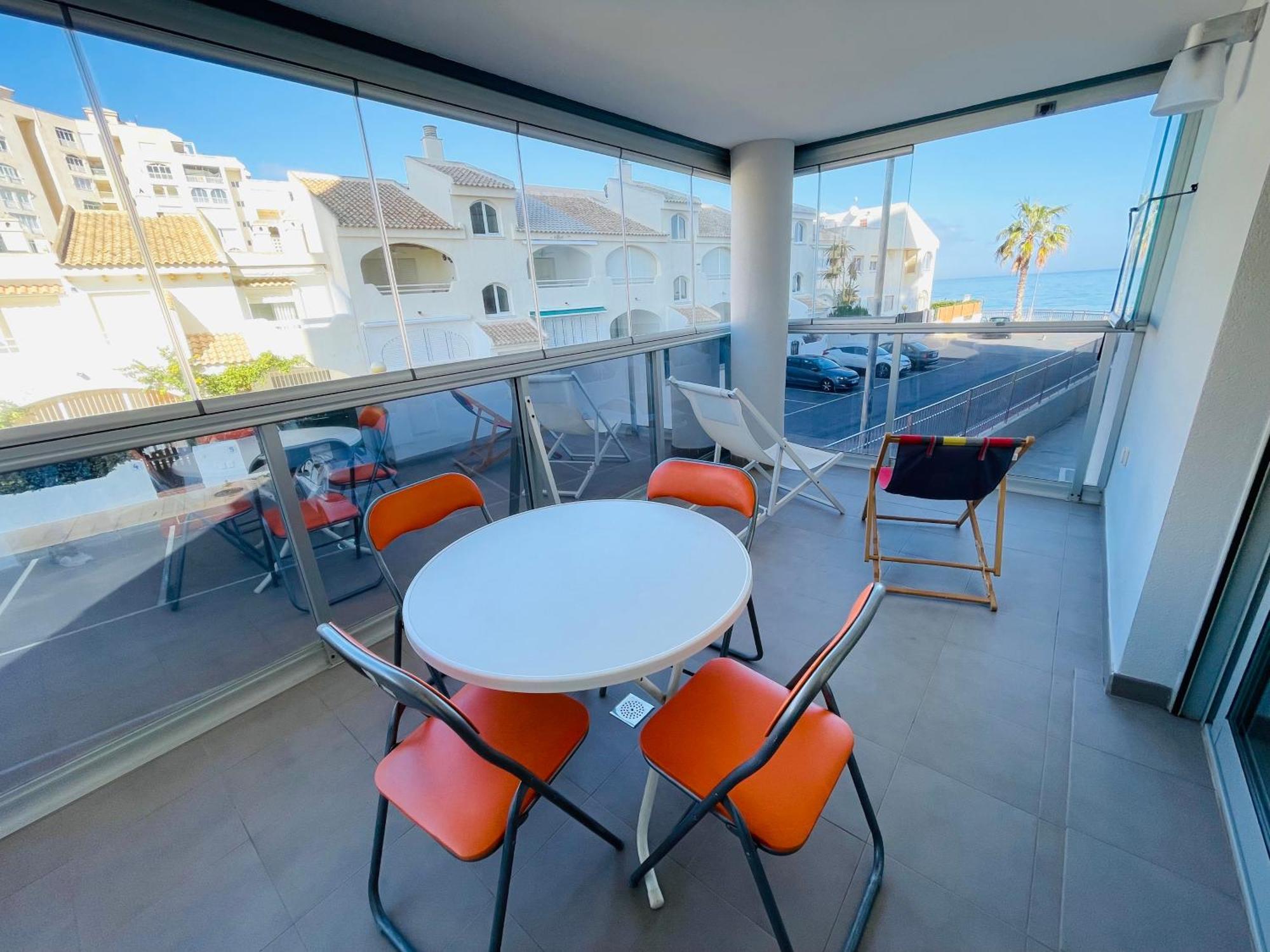 Apartamento En Primera Linea Con Vistas A La Playa Ensenada Del Esparto Del Residencial Vina Del Mar Appartement La Manga del Mar Menor Buitenkant foto