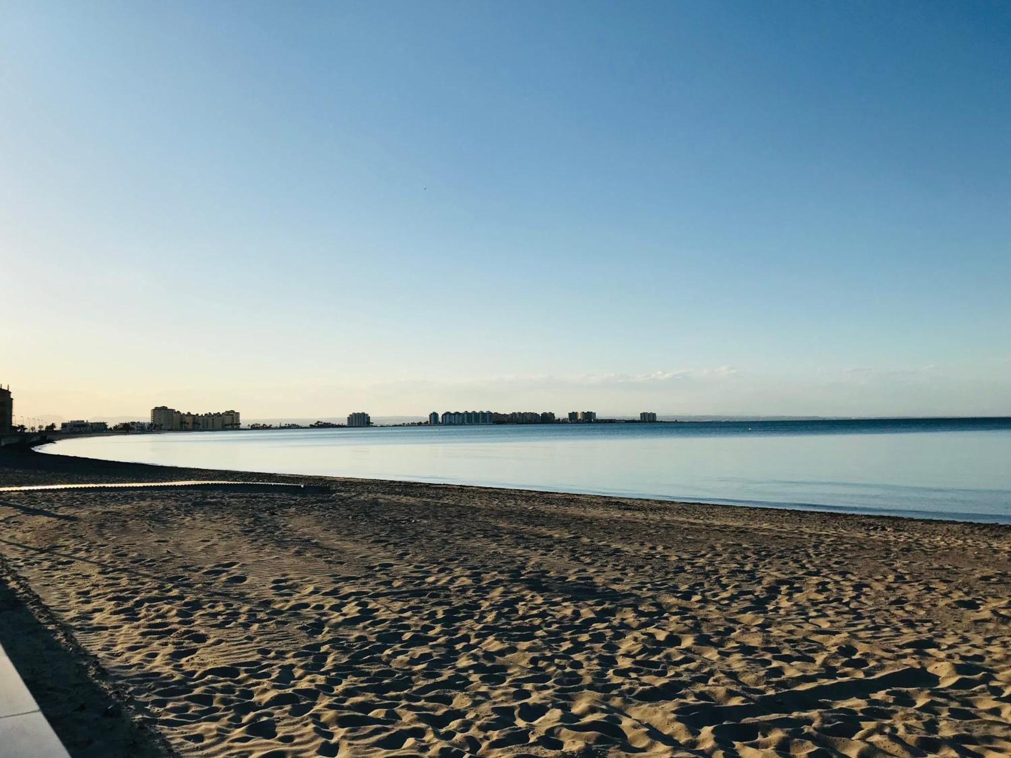Apartamento En Primera Linea Con Vistas A La Playa Ensenada Del Esparto Del Residencial Vina Del Mar Appartement La Manga del Mar Menor Buitenkant foto